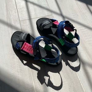 Off white trek multicolor teva off-white sandal